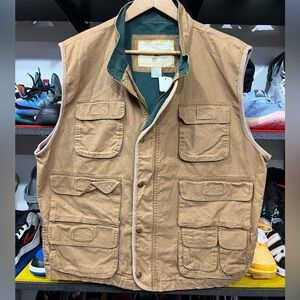 Vintage Classic Men's Brown Utility Vest